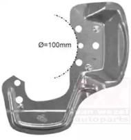 Отражатель, диск тормозного механизма VAN WEZEL 3778371