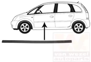 Облицовка / защитная накладка VAN WEZEL 3781403