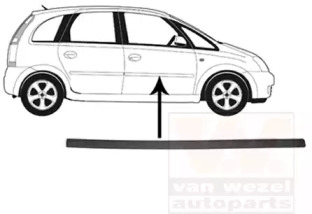 Облицовка / защитная накладка VAN WEZEL 3781404