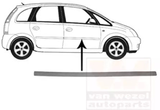 Облицовка / защитная накладка VAN WEZEL 3781424