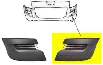 Насадка-облицовка VAN WEZEL 4076581