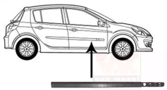 Облицовка / защитная накладка VAN WEZEL 4331424