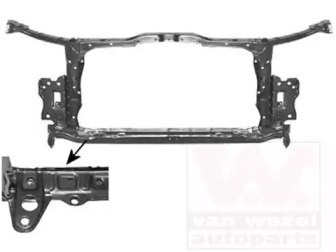 Облицовка передка VAN WEZEL 5307668