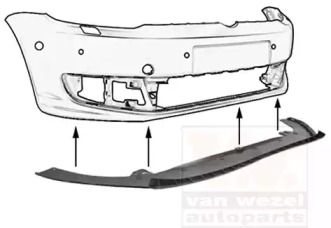 Спойлер VAN WEZEL 5735500