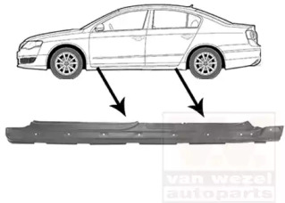 Накладка порога VAN WEZEL 5839103