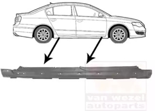 Накладка порога VAN WEZEL 5839104