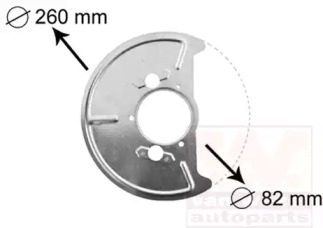 Накладка VAN WEZEL 5870371