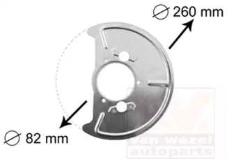 Накладка VAN WEZEL 5870372