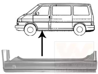 Накладка порога VAN WEZEL 5874101