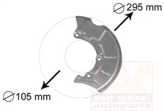 Накладка VAN WEZEL 5888371