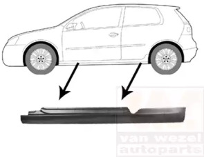 Накладка порога VAN WEZEL 5894101