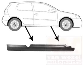 Накладка порога VAN WEZEL 5894102