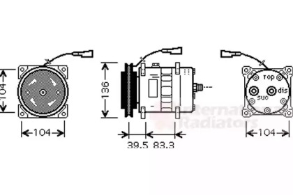 Компрессор VAN WEZEL 2800K093