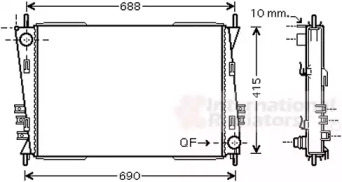 Теплообменник VAN WEZEL 77002037