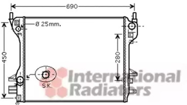 Теплообменник VAN WEZEL 77002040