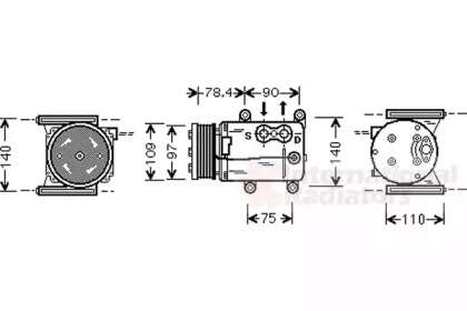  VAN WEZEL 7700K025