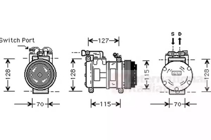 Компрессор VAN WEZEL 7700K031