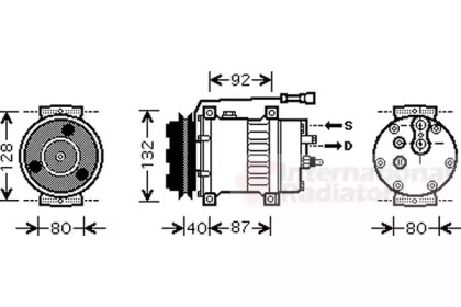 Компрессор VAN WEZEL 7700K044