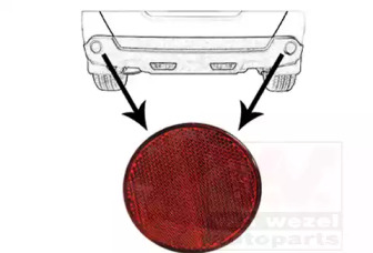 Отражатель VAN WEZEL 3368930