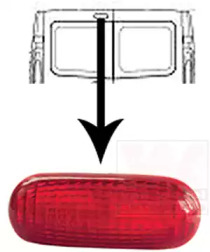 Фонарь сигнала торможения VAN WEZEL 3891929
