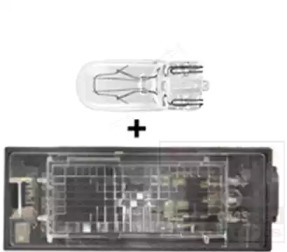 Фонарь освещения номерного знака VAN WEZEL 4387920