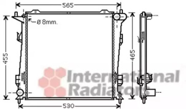 Теплообменник VAN WEZEL 83002098