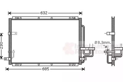 Конденсатор VAN WEZEL 83005092