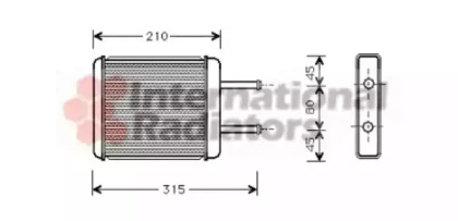 Теплообменник VAN WEZEL 83006007