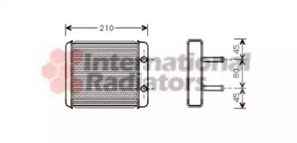 Теплообменник VAN WEZEL 83006008