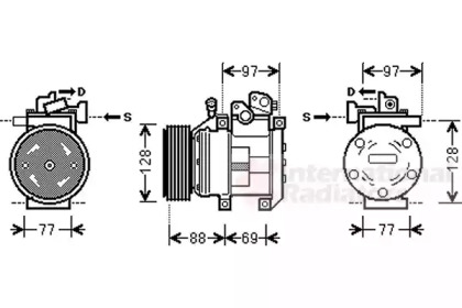 Компрессор VAN WEZEL 8300K117