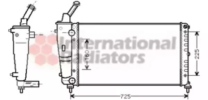 Теплообменник VAN WEZEL 73002083