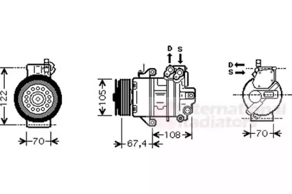 Компрессор VAN WEZEL 2900K009