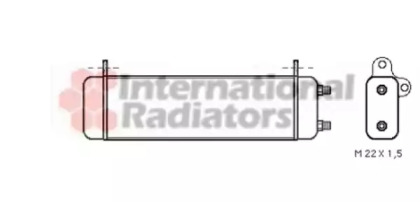 масляный радиатор, двигательное масло VAN WEZEL 30003158