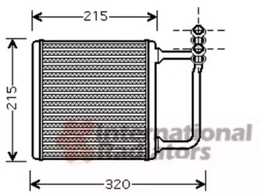 Теплообменник VAN WEZEL 30006451