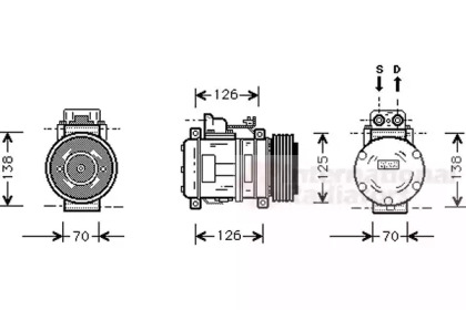 Компрессор VAN WEZEL 3000K057