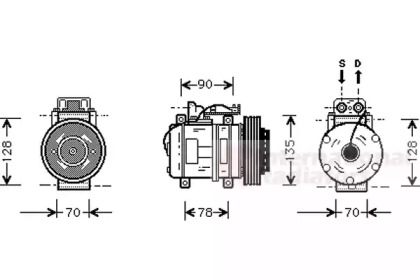 Компрессор VAN WEZEL 3000K062