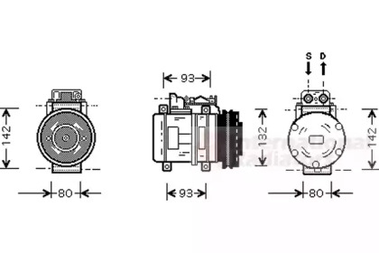 Компрессор VAN WEZEL 3000K083