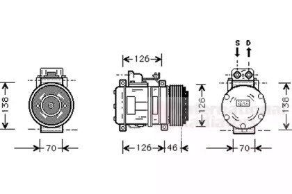 Компрессор VAN WEZEL 3000K097