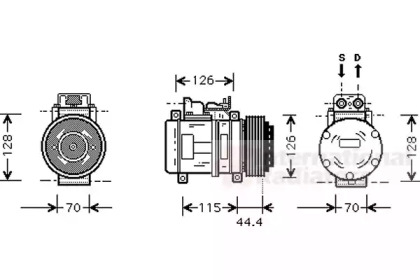 Компрессор VAN WEZEL 3000K116