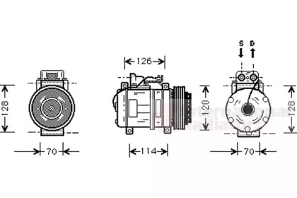 Компрессор VAN WEZEL 3000K274