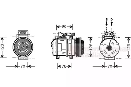 Компрессор VAN WEZEL 3000K275