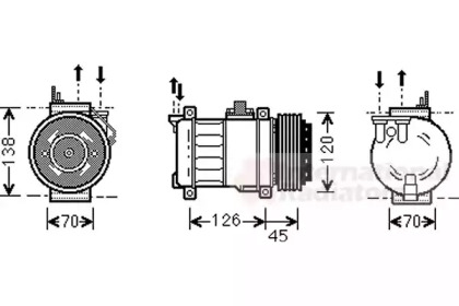 Компрессор VAN WEZEL 3000K276