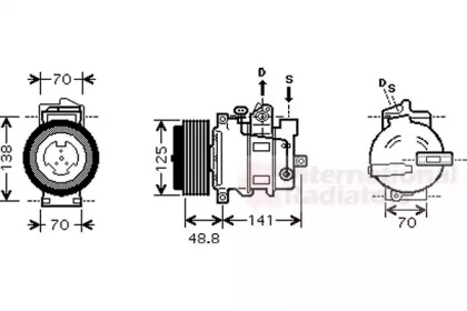 Компрессор VAN WEZEL 3000K426