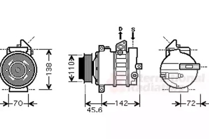 Компрессор VAN WEZEL 3000K438