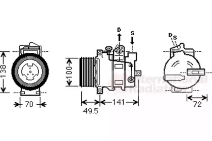 Компрессор VAN WEZEL 3000K476