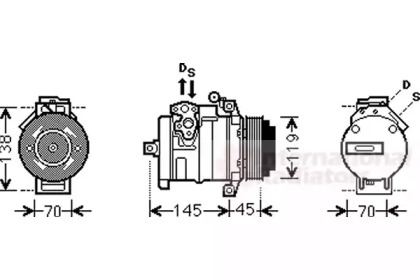 Компрессор VAN WEZEL 3000K530