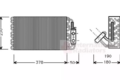 Испаритель, кондиционер VAN WEZEL 3000V001