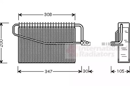 Испаритель VAN WEZEL 3000V329