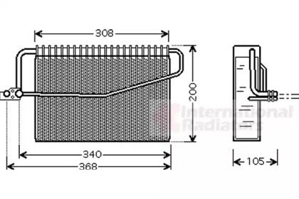 Испаритель VAN WEZEL 3000V381