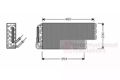 Испаритель VAN WEZEL 3000V384